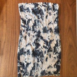 Acid tie dye tube dress
